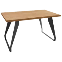 Masă de bucătărie DecoPrim Town PAL/ Black