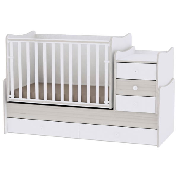 Детская кровать Lorelli BED MAXI PLUS NEW (10150300036A) 0 месяцев - 14 лет/ Белый photo 1 Детская кровать Lorelli BED MAXI PLUS NEW (10150300036A) 0 месяцев - 14 лет/ Белый photo 1