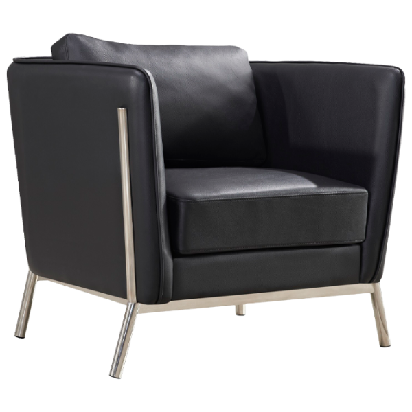 Кресло для гостиной DecoPrim SALVADOR-1 Серый Черный photo 1