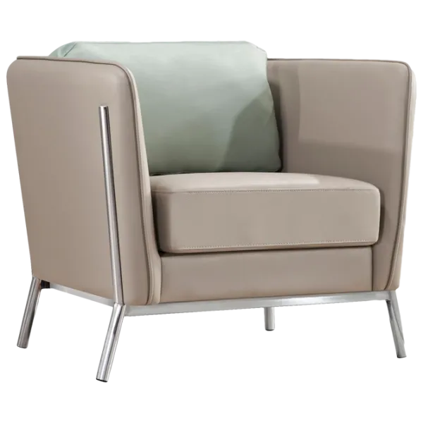 Fotoliu living DecoPrim SALVADOR-1 Green Beige photo 1