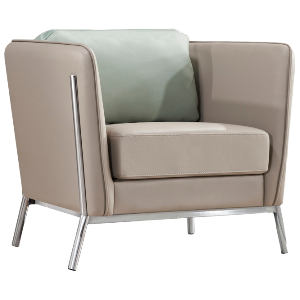 Fotoliu living DecoPrim SALVADOR-1 Green Beige photo 1