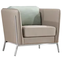 Кресло для гостиной DecoPrim SALVADOR-1 Зелёный Бежевый