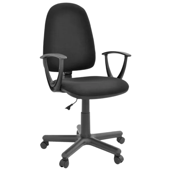 Fotoliu de birou DecoPrim PRESTIGE-C11 Stofă/ Black photo 1