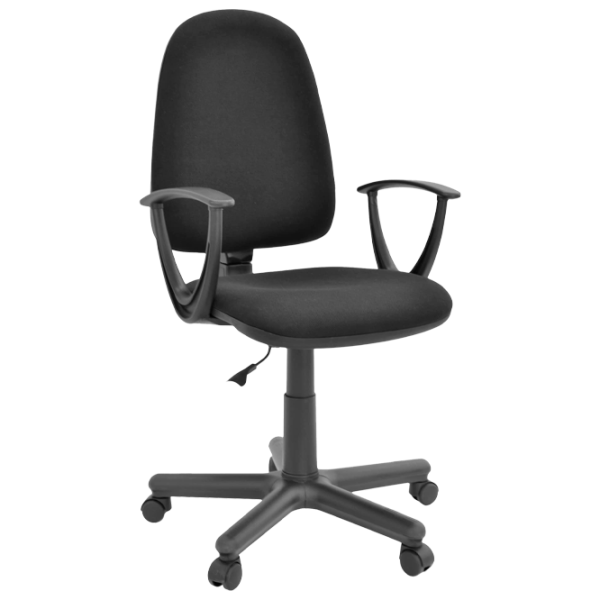 Fotoliu de birou DecoPrim PRESTIGE-C11 Stofă/ Black photo 1