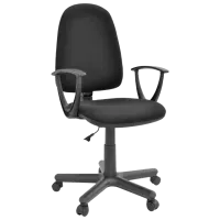 Fotoliu de birou DecoPrim PRESTIGE-C11 Stofă/ Black