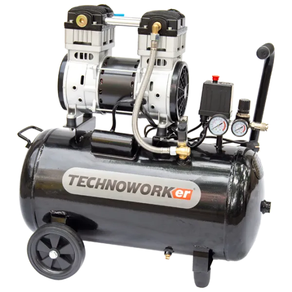 Compresor Technoworker SK 1100-50 L Portativ/ Cu piston photo 1