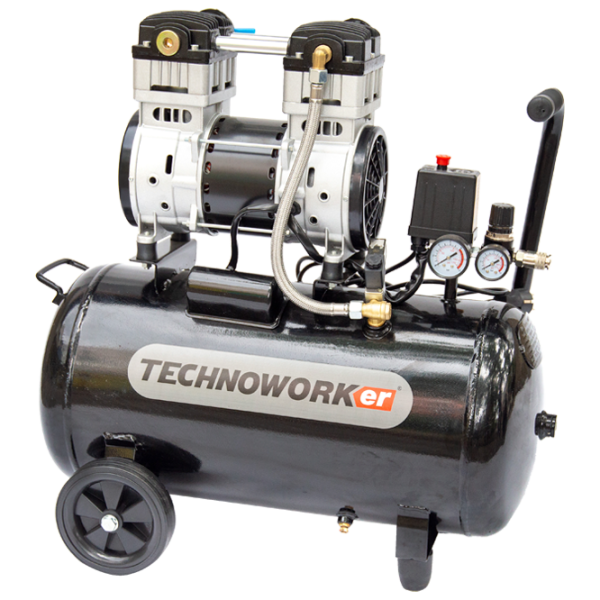 Compresor Technoworker SK 1100-50 L Portativ/ Cu piston photo 1