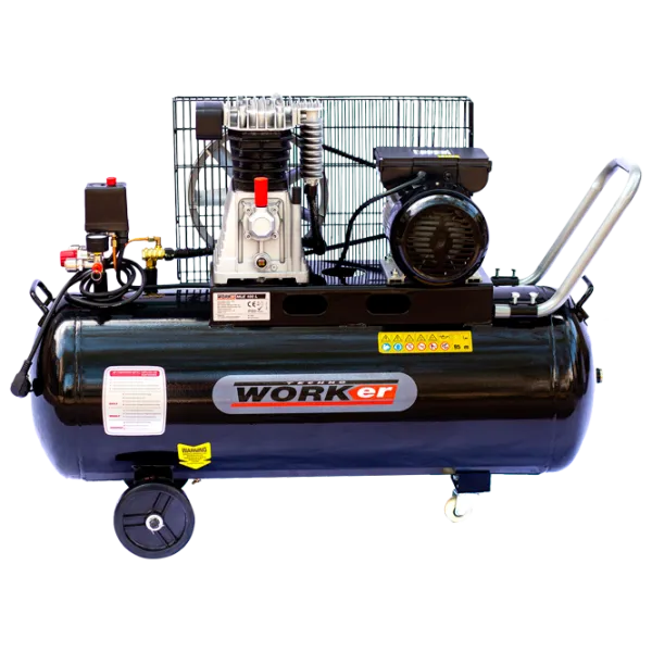 Compresor Technoworker MLE 100 L Staționar/ De ulei photo 1