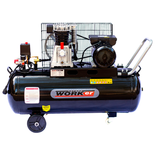 Compresor Technoworker MLE 100 L Staționar/ De ulei photo 1