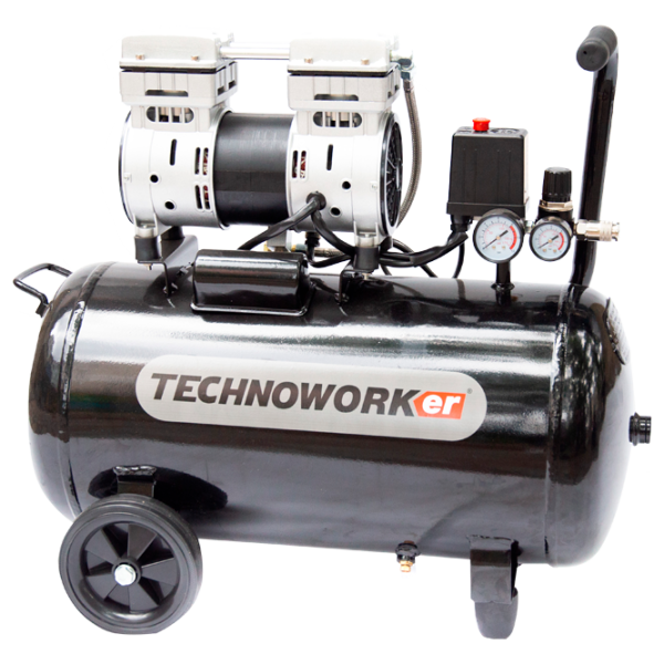 Компрессор Technoworker SK 750-50 L Передвижной/ Поршневой photo 1