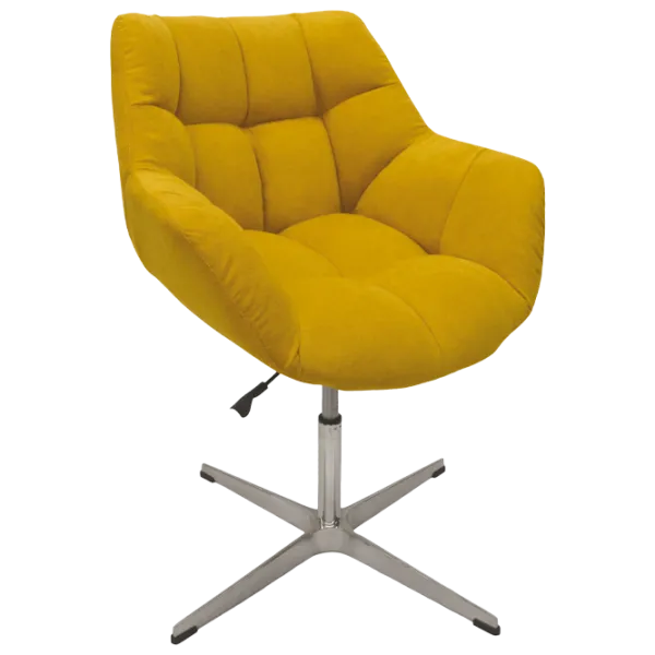 Scaun de bucătărie DecoPrim Vensan Yellow photo 1 Scaun de bucătărie DecoPrim Vensan Yellow photo 1