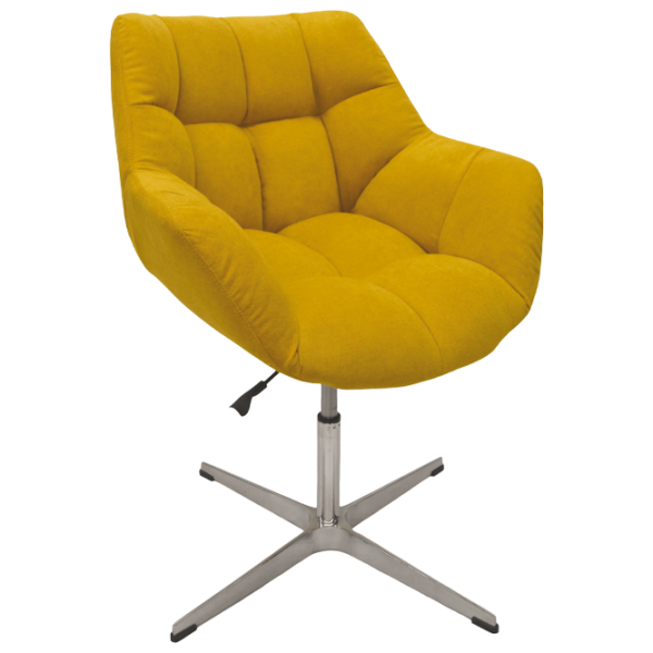 Scaun de bucătărie DecoPrim Vensan Yellow photo 1 Scaun de bucătărie DecoPrim Vensan Yellow photo 1