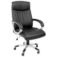 Fotoliu de birou DecoPrim BX-8400 Piele artificială/ Black