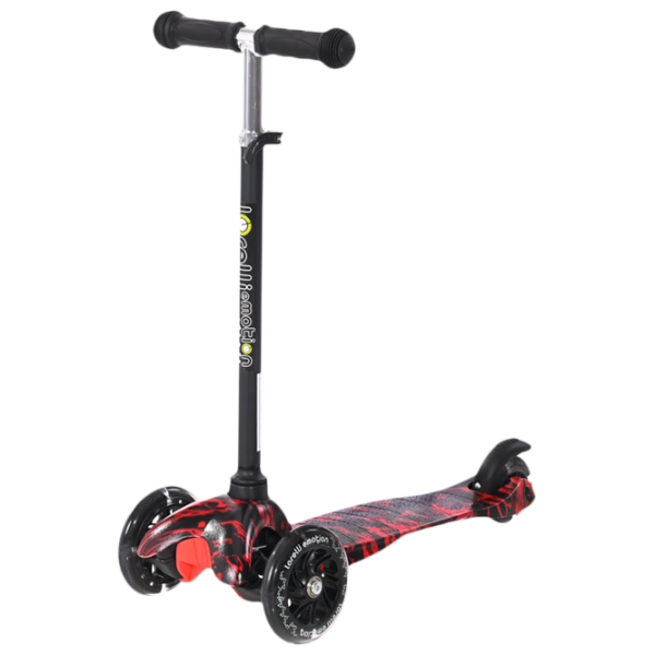 Trotinetă pentru copii cu trei roți Lorelli Mini (10390010013) 20 kg/ Red photo 1