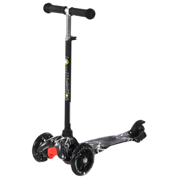 Trotinetă pentru copii cu trei roți Lorelli Mini (10390010015) 20 kg/ Black photo 1