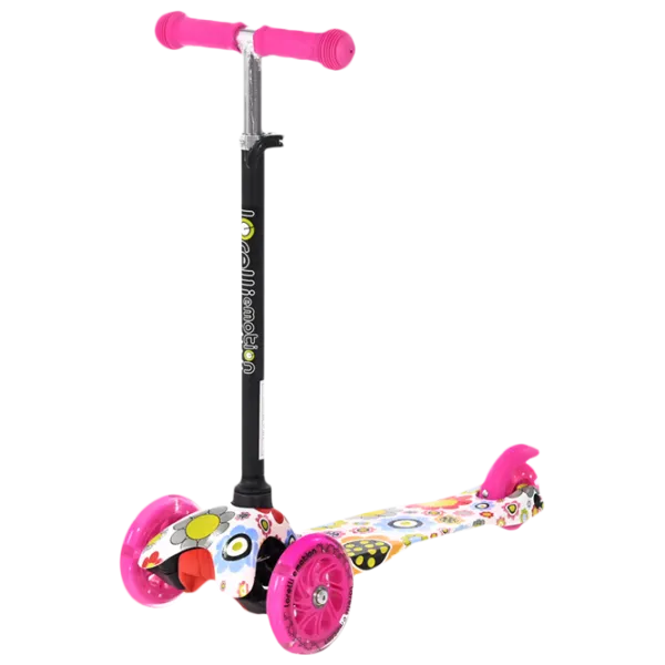 Детский трёхколёсный самокат Lorelli Mini (10390010001) 20 кг/ Розовый photo 1