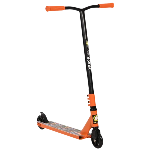 Trotinetă pentru copii cu două roți Lorelli Boxer (10390080003) 100 kg/ Orange photo 1