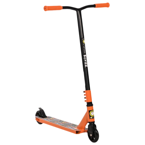 Trotinetă pentru copii cu două roți Lorelli Boxer (10390080003) 100 kg/ Orange photo 1