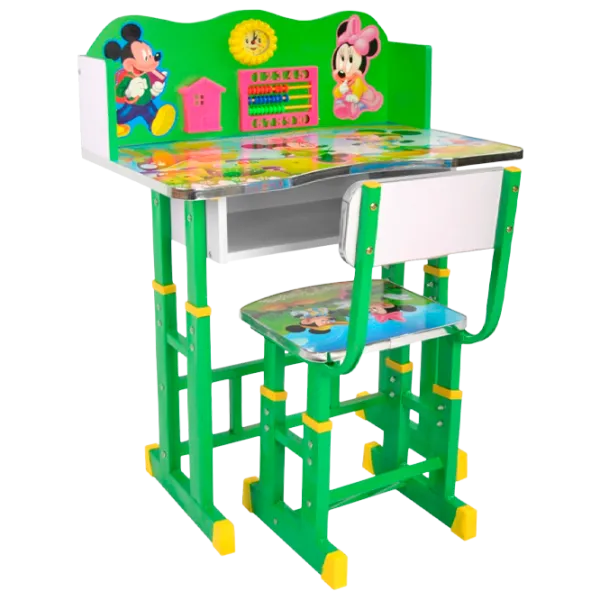 Masă de birou DecoPrim DA-27 MDF/ Green photo 1 Masă de birou DecoPrim DA-27 MDF/ Green photo 1