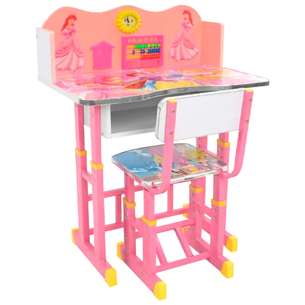 Masă de birou DecoPrim DA-27 MDF/ Pink photo 1