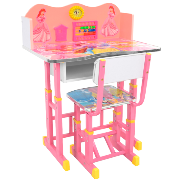 Masă de birou DecoPrim DA-27 MDF/ Pink photo 1