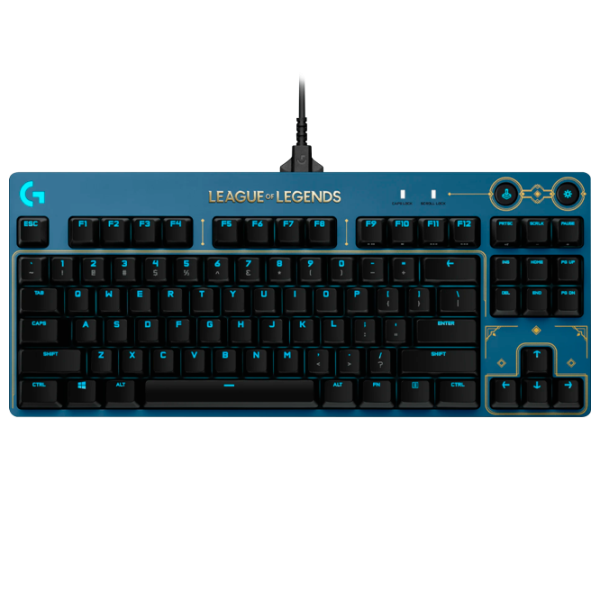 Клавиатура Logitech G Pro LOL Проводная/ Синий photo 1 Клавиатура Logitech G Pro LOL Проводная/ Синий photo 1