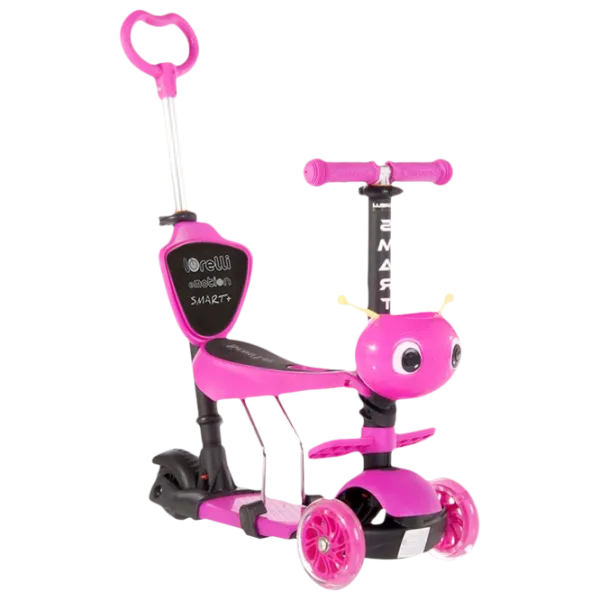Детский трёхколёсный самокат Lorelli Smart Plus (10390030004) 20 кг/ Розовый photo 1