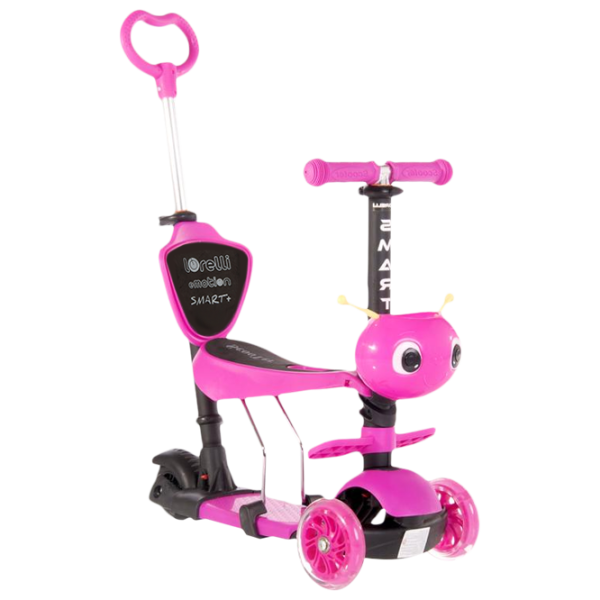 Детский трёхколёсный самокат Lorelli Smart Plus (10390030004) 20 кг/ Розовый photo 1