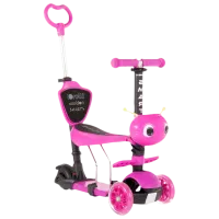 Детский трёхколёсный самокат Lorelli Smart Plus (10390030004) 20 кг/ Розовый