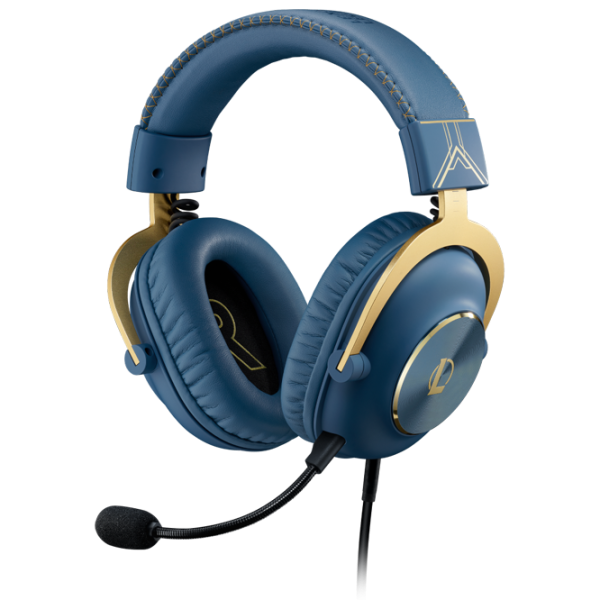 Наушники Logitech G Pro X LOL Золотой Синий Проводная/ Игровой photo 1 Наушники Logitech G Pro X LOL Золотой Синий Проводная/ Игровой photo 1