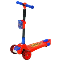 Детский трёхколёсный самокат Glamvers Sheriff (185844) 50 кг/ Красный