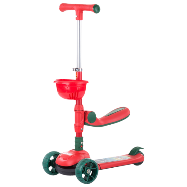 Детский трёхколёсный самокат Chipolino Neo Rider (3800931041922) 50 кг/ Красный photo 1