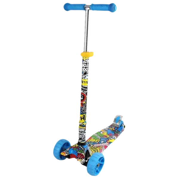 Детский трёхколёсный самокат Chipolino Croxer Evo (3800931037734) 50 кг/ Синий photo 1