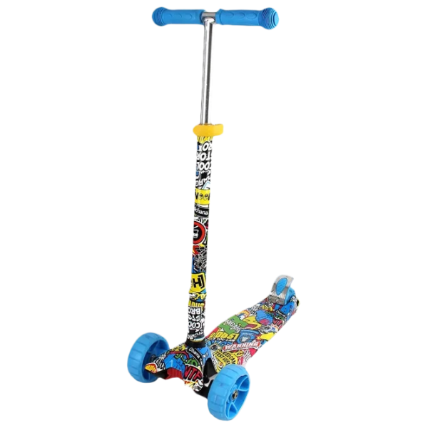 Детский трёхколёсный самокат Chipolino Croxer Evo (3800931037734) 50 кг/ Синий photo 1