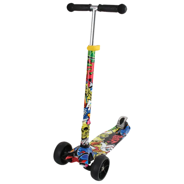 Trotinetă pentru copii cu trei roți Chipolino Croxer Evo (2600000089494) 50 kg/ Multicolor photo 1