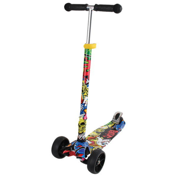 Trotinetă pentru copii cu trei roți Chipolino Croxer Evo (2600000089494) 50 kg/ Multicolor photo 1