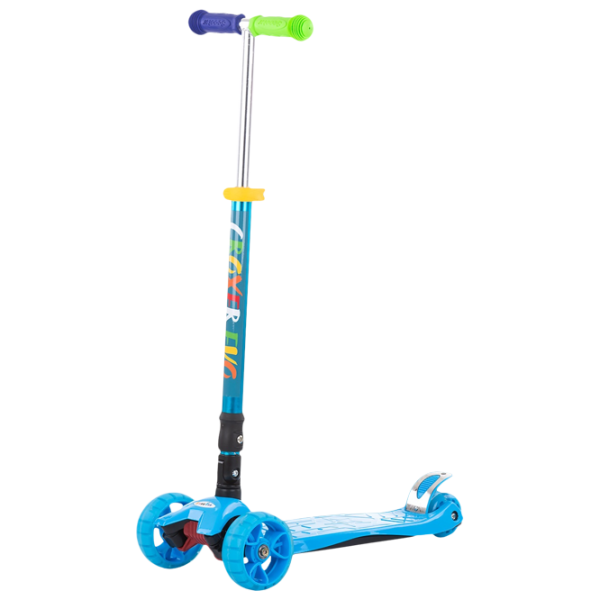 Детский трёхколёсный самокат Chipolino Croxer Evo (3800931044534) 50 кг/ Синий photo 1