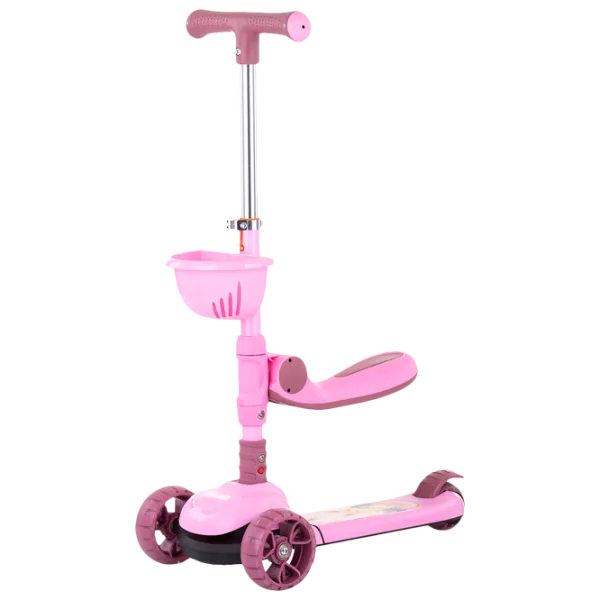 Детский трёхколёсный самокат Chipolino Neo Rider (3800931041915) 50 кг/ Розовый photo 1 Детский трёхколёсный самокат Chipolino Neo Rider (3800931041915) 50 кг/ Розовый photo 1