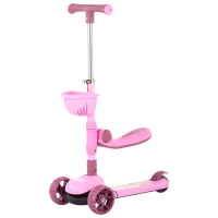 Детский трёхколёсный самокат Chipolino Neo Rider (3800931041915) 50 кг/ Розовый