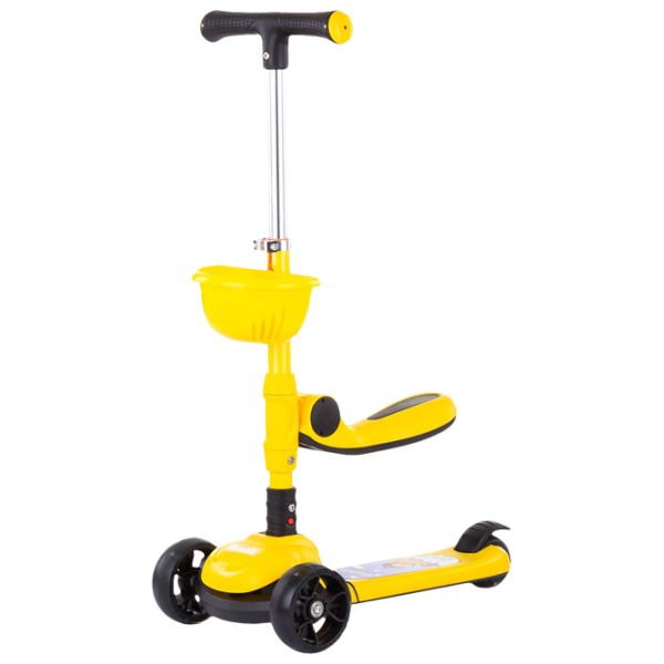 Детский трёхколёсный самокат Chipolino Neo Rider (3800931041953) 50 кг/ Желтый photo 1