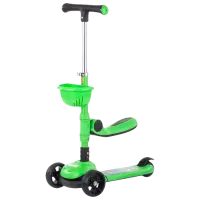 Детский трёхколёсный самокат Chipolino Neo Rider (3800931041946) 50 кг/ Зелёный