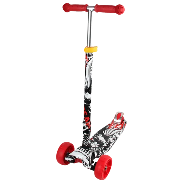 Trotinetă pentru copii cu trei roți Chipolino Croxer Evo (3800931037772) 50 kg/ Black photo 1