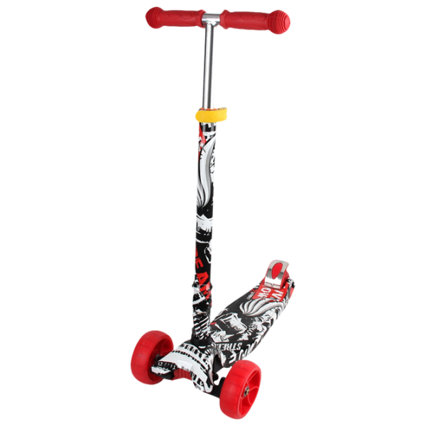 Trotinetă pentru copii cu trei roți Chipolino Croxer Evo (3800931037772) 50 kg/ Black photo 1