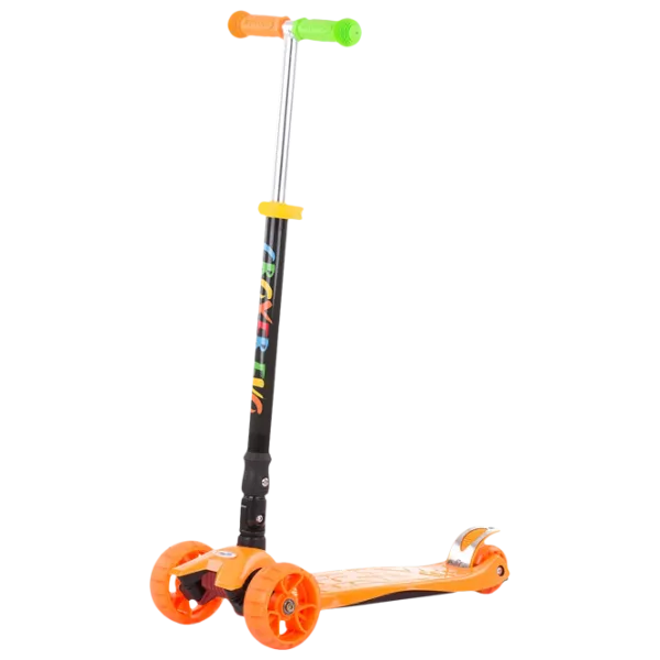 Детский трёхколёсный самокат Chipolino Croxer Evo (3800931044541) 50 кг/ Оранжевый photo 1