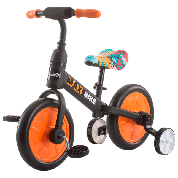 Bicicletă fără pedale Chipolino Max Bike 10" Metal/ Orange Black photo 1 Bicicletă fără pedale Chipolino Max Bike 10" Metal/ Orange Black photo 1