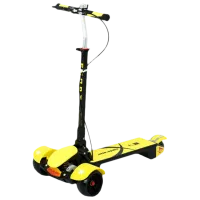 Trotinetă pentru copii cu trei roți Glamvers Shrek (185776) 80 kg/ Yellow