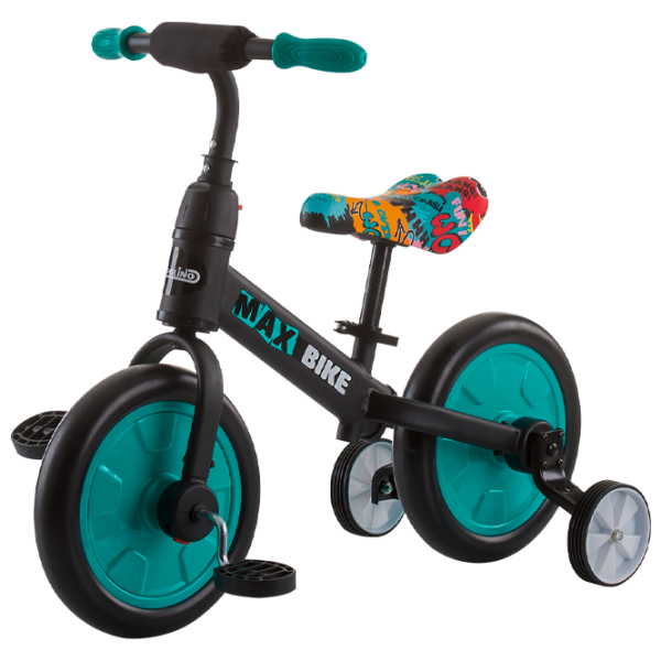 Bicicletă fără pedale Chipolino Max Bike 10" Metal/ Mint Black photo 1 Bicicletă fără pedale Chipolino Max Bike 10" Metal/ Mint Black photo 1