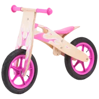 Bicicletă fără pedale Chipolino Balance Lemn/ Pink