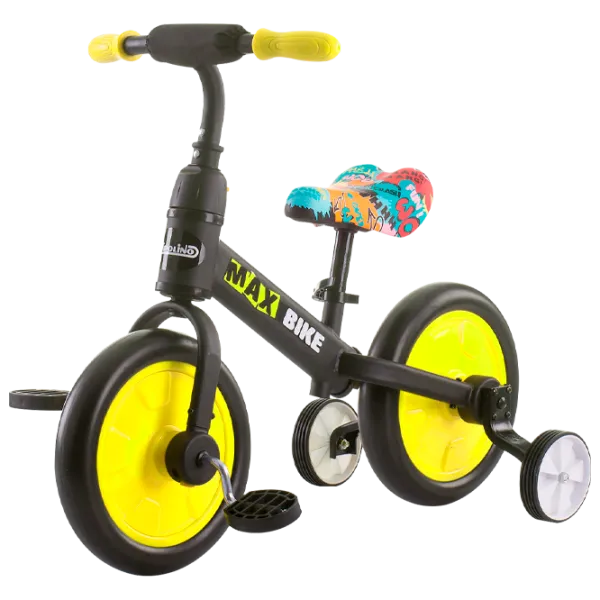 Bicicletă fără pedale Chipolino Max Bike 10" Metal/ Yellow Black photo 1 Bicicletă fără pedale Chipolino Max Bike 10" Metal/ Yellow Black photo 1