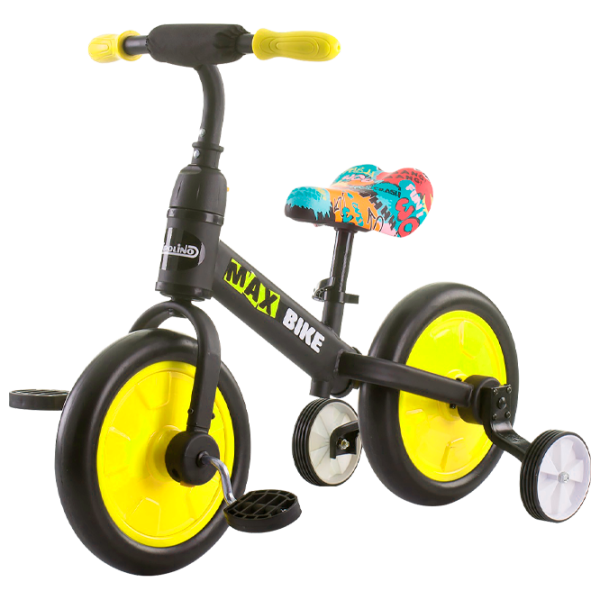 Bicicletă fără pedale Chipolino Max Bike 10" Metal/ Yellow Black photo 1 Bicicletă fără pedale Chipolino Max Bike 10" Metal/ Yellow Black photo 1